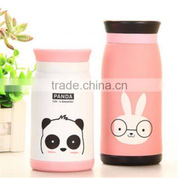 Stainless steel vacuum flask with cup