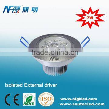 Energy Saving LED Ceiling Light 7w High Power LED Spot Light