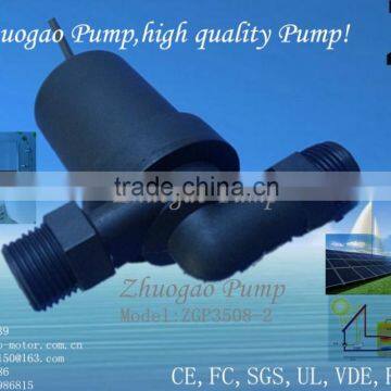 12v/24v high temperature resistant dc solar water pump (CE, UL, ROHS, VDE, FC, CCC low power consumption, safe and low noise)