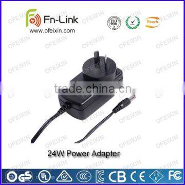 SAA 24W 12V 2000MA AC/DC POWER SUPPLY ADAPTER
