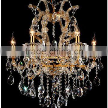 Free shipping chandelier crystal light K9 crystal maria theresa style MDS06 L6 ready stock fast shipping