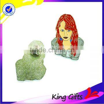 Custom beautiful redhead girl with shiny charming eyes and luminous coat glow in the dark