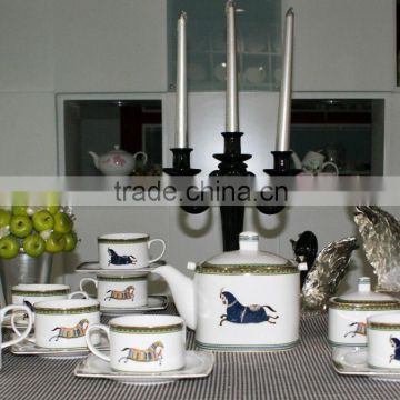 coffee set tea set fine bone china 17 PCS one set hot selling models