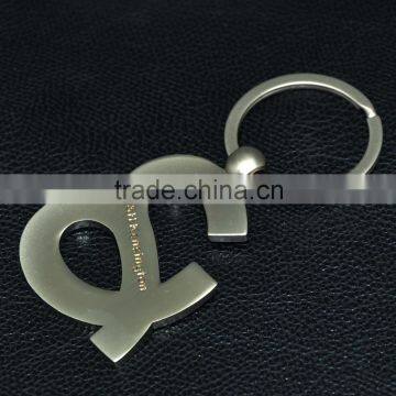 TOP quality custom metal letter keyring /key chains