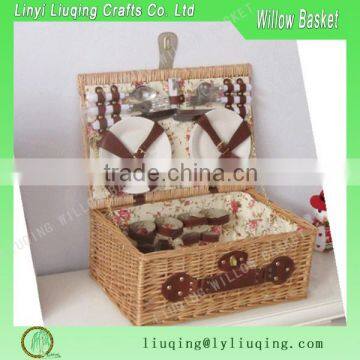 Liuqing Top quality Cheap empty picnic baskets wholesale /wicker picnic baskets wholesale