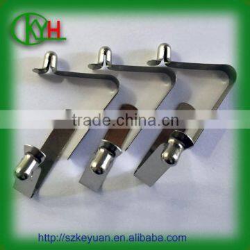 OEM Nickel Plated Small Tube Push Button Spring Clips photo-5