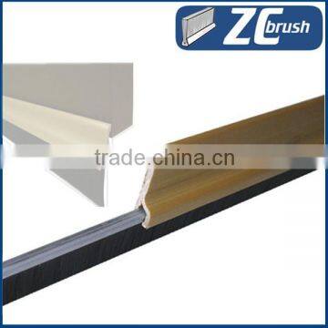 PVC holer sliding door strip brush