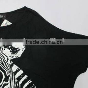 Women Plus Bat-wing High-low Printed Top photo-4