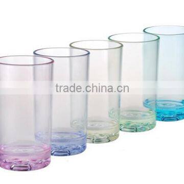 bathroom blue color Transparent plastic gargle cup