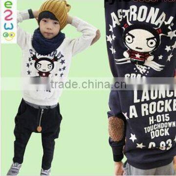 2016 Autumn China All Over Print Sweatshirt Boys Pullover Hoodies