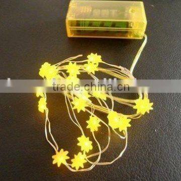 yellow star battery operated led light