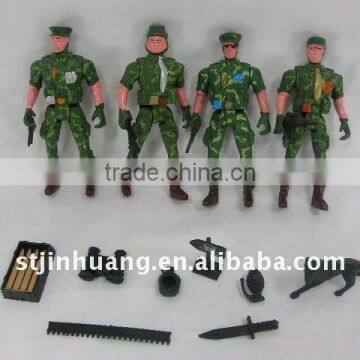 plastic military toy play set