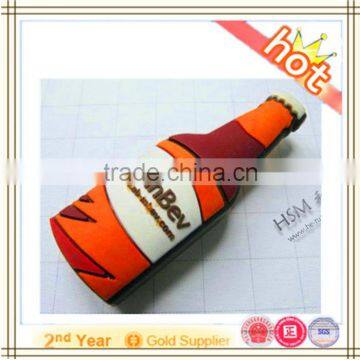 Beer Bottle Shaped 4GB Capacity PVC Plastic USB 2.0 Flash Drives, Ships from US