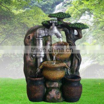 Resinic water fountain/waterfall fountains