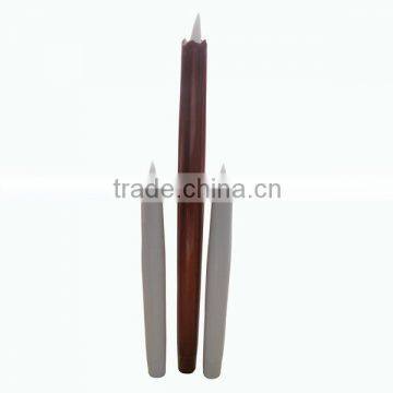 Taper Wax/plastic Painted Color Candles ,2AA Batteries Powered