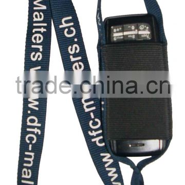 Plain decided cell phone neck lanyard