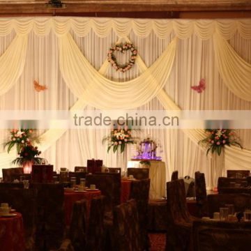 portable pipe and drape curtains wedding decoration