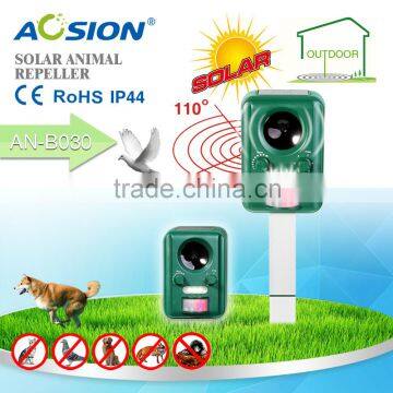 Top Rated Aosion Muti-purpose solar outdoor ultrasonic dog cat repeller