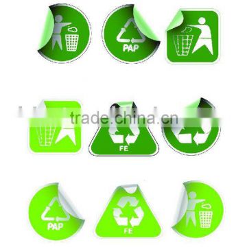 Eco-friendly adhesive sticker