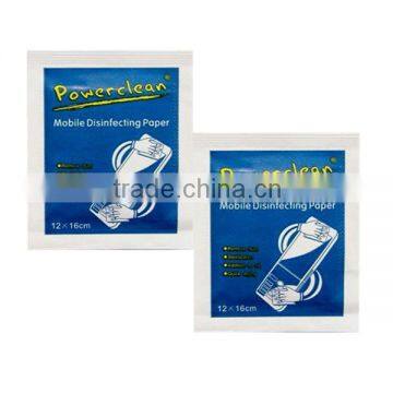 Disposable mobile phone cleaning cloth