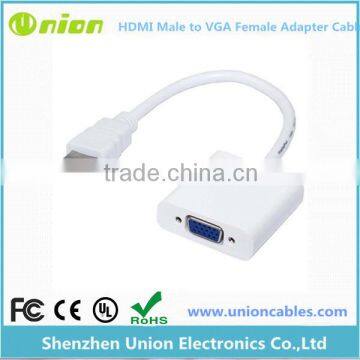 HDMI Male to VGA Female Video Converter Adapter Cable For PC DVD PS3