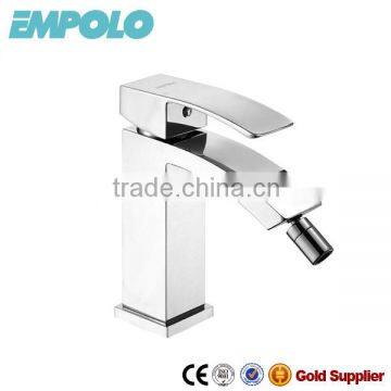 Square Chrome Brass Single Handle Bidet Faucet 68 5001