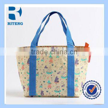 Color Print Portable Thermal Insulation Cooler Bag