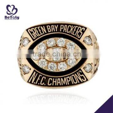 brass gold plated green bay packers NFC championship ring