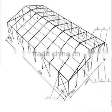 30x50m water proof Aluminum tent with window