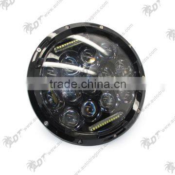 Standard 7'' 75w Jeep Led Headlight With Turn Signal Function