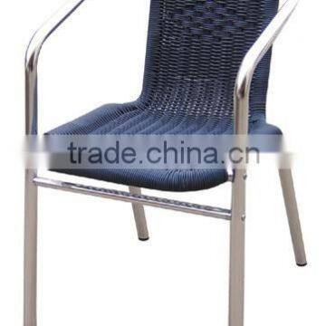 Aluminum chair rattan chair/durable outdoor rattan furniture