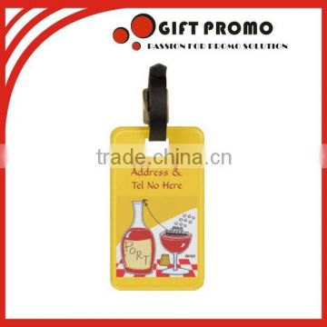 Custom Design Rubber Silicone Luggage Tag