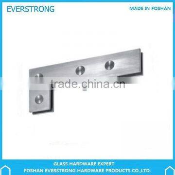 Everstrong curved glass door curved clamp ST-I058 solid stainless steel patch fitting