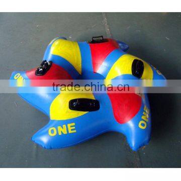 adult pvc towable hexagram shape inflatable ski tub