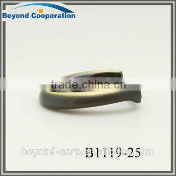 25mm Brush Antique Brass MS. MRS. Decorative Waist Strap Buckle photo-5