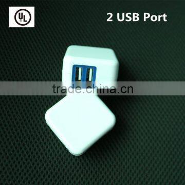 UL LISTED Dual USB Foldable Quick Charge 2.0 Wall Charger photo-6