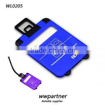 Novelty Cheap Luggage Tag for Promotion
