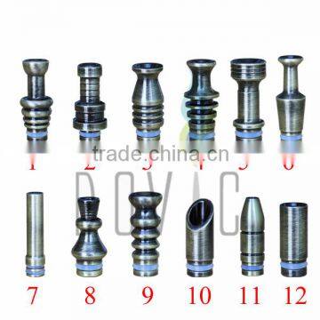 Cheap electronic cigarettes various colors drip tips wholesale ss 510 plastic glass drip tips