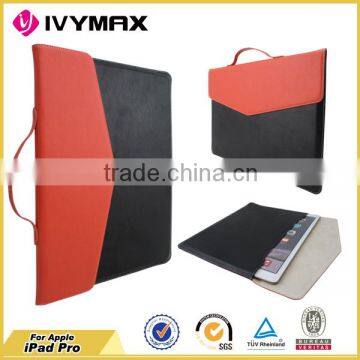 fashion design protective tablet case for I pad pro PU leather case