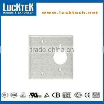 Combination 2 Gang-Dimmer and Blank Metal Wall plates