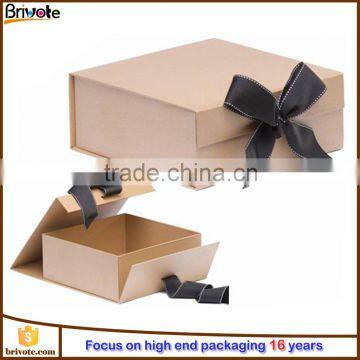 Ribbon folding box ribbon closures gift box with ribbon closure                        
                                                Quality Choice