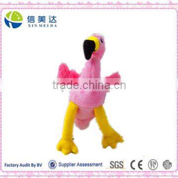 Long leg Pink Flamingos soft plush toy