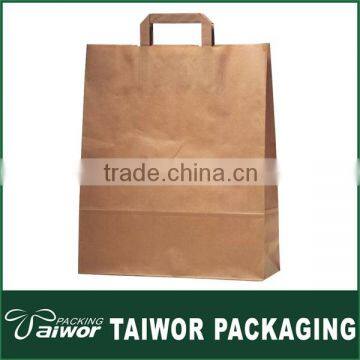 High quality kraft packaging paper bag for cloth