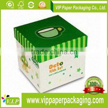 china producer paper pocket square box custom logo