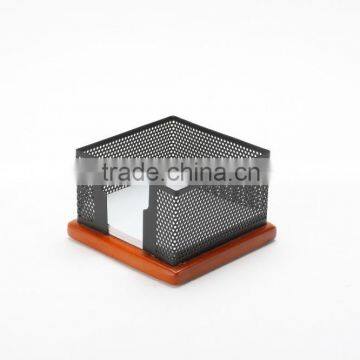 B83114 high quality factory supply desk message metal mesh memo holder metal wire file holder organizer