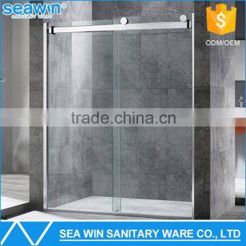 Luxury bathroom design OEM custom frameless sliding glass used shower door price                        
                                                Quality Choice
                                                                    Supplier's Choi