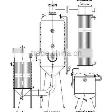 Single-effect Vacuum Energy Save Milk Water Alcohol Juice Evaporator photo-3