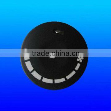 Plastic automobile wheel button