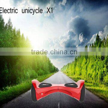 10 inch two wheels electric unicycle with HX logo on pedal