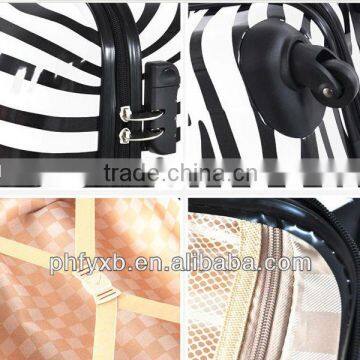 New Design Zebra-stripe Animal Print Travel Luggage Bag/ABS Trolley Luggage Bags / Fashion Trolley Travel Bags photo-2